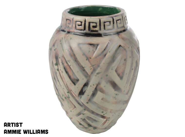 Bisque Tribal Vase (Case of 6)