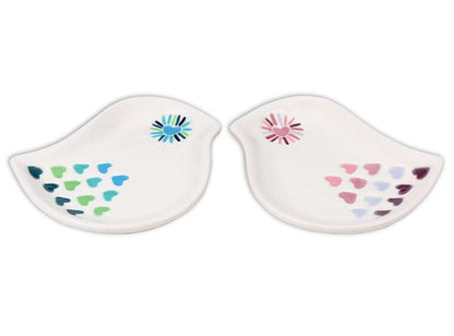 Bisque Lovebirds Dish Set (Case of 6)