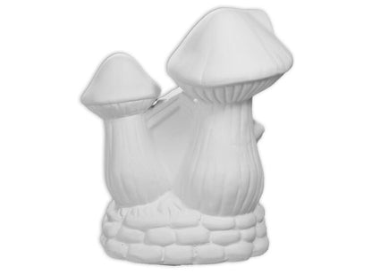 Bisque Mushroom Fairy House (Case of 4)