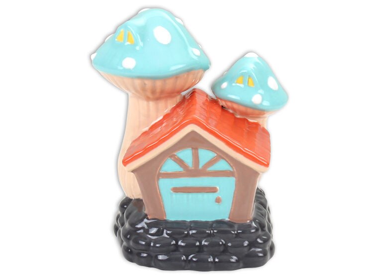 Bisque Mushroom Fairy House (Case of 4)