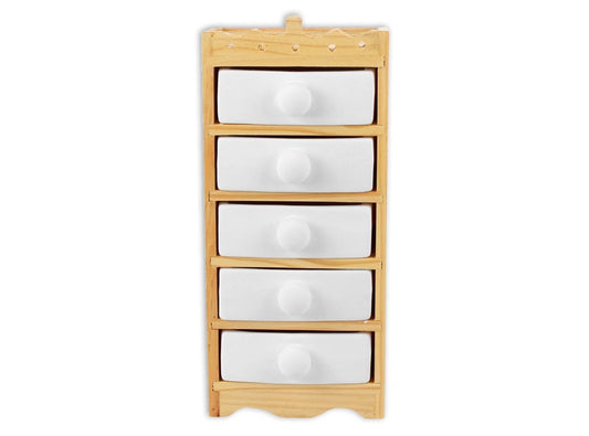 Bisque Five Drawer Set (Case of 1)