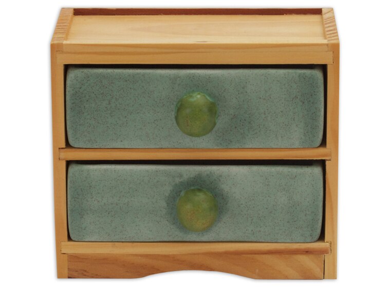 Bisque Two Drawer Holder (Case of 2)