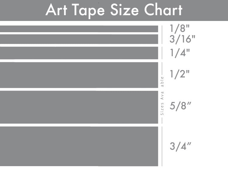 1/8" Art Tape (Case of 1)