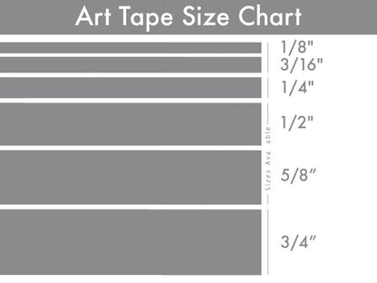 5/8" Art Tape (Case of 1)