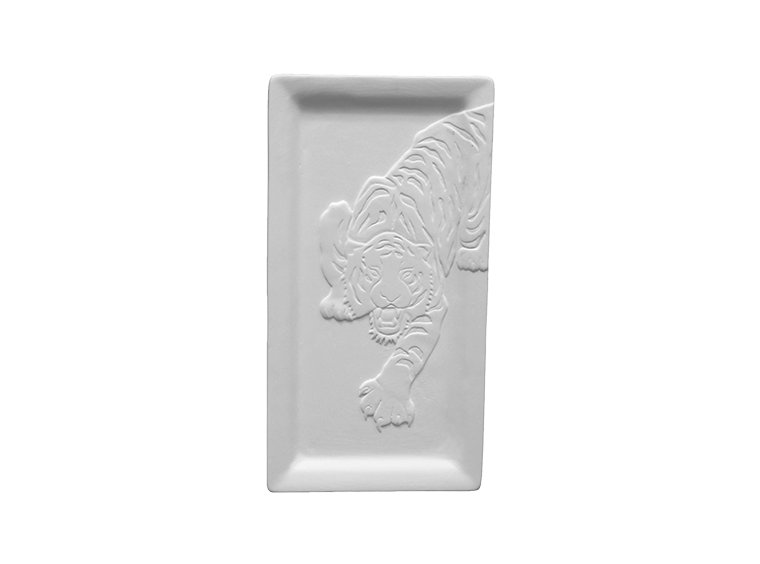 Bisque Tigeria Plate (Case of 6)