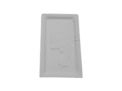Bisque Tigeria Plate (Case of 6)