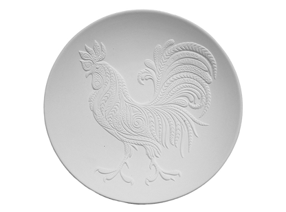 Bisque Crower Plate (Case of 4)