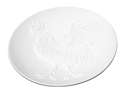 Bisque Crower Plate (Case of 4)