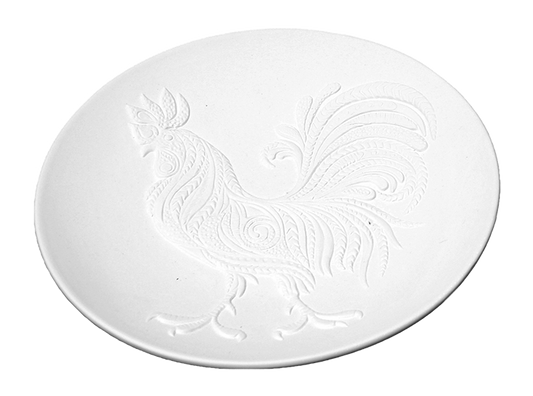 Bisque Crower Plate (Case of 4)