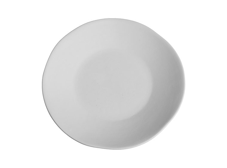 Bisque Organic Coupe Salad Plate (Case of 6)