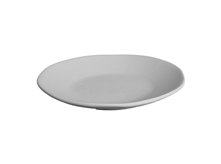 Bisque Organic Coupe Salad Plate (Case of 6)