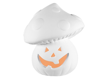 Bisque Shroom-O-Lantern (Case of 2)
