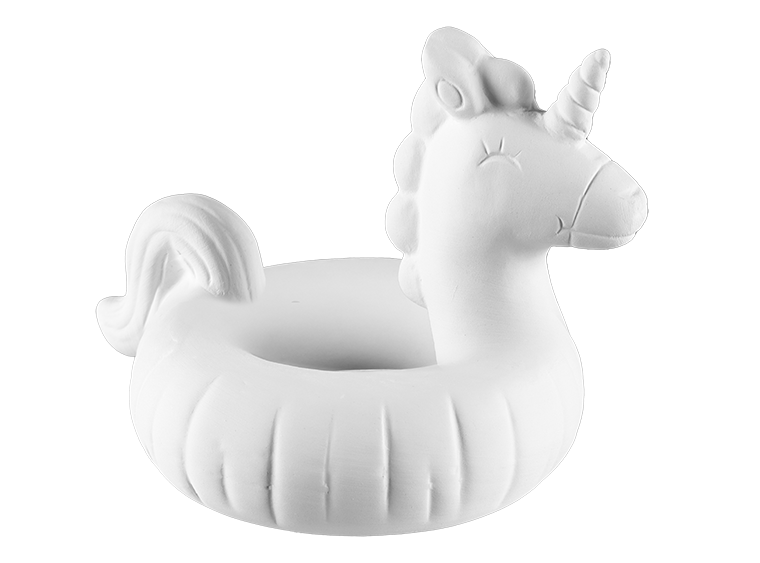 Bisque Floaty Friends Unicorn Figurine (Case of 6)