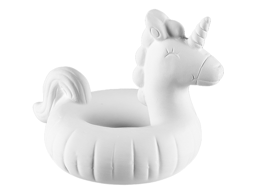 Bisque Floaty Friends Unicorn Figurine (Case of 6)