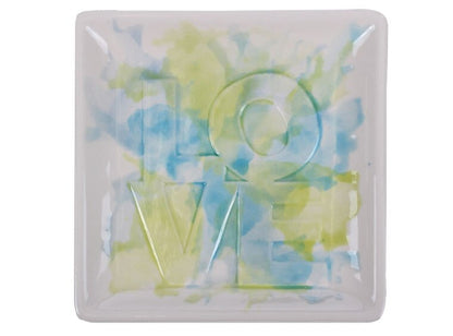 Bisque Love Word Dish (Case of 8)