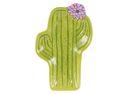 Bisque Saguaro Cactus Dish (Case of 12)