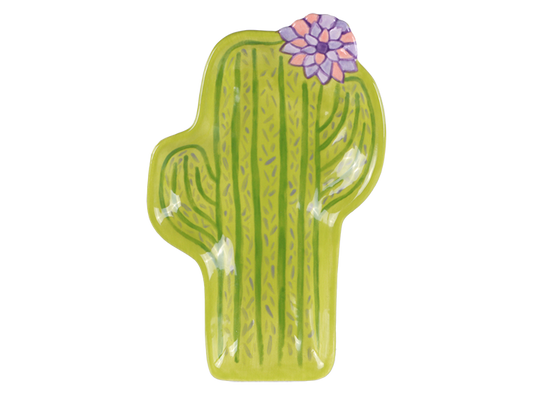 Bisque Saguaro Cactus Dish (Case of 12)