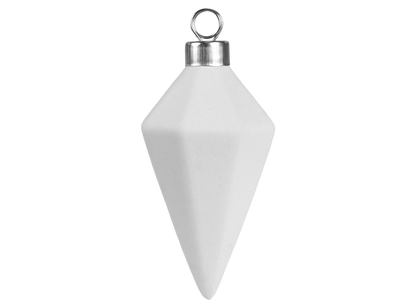 Bisque Radiant Gem Ornament (Case of 12)