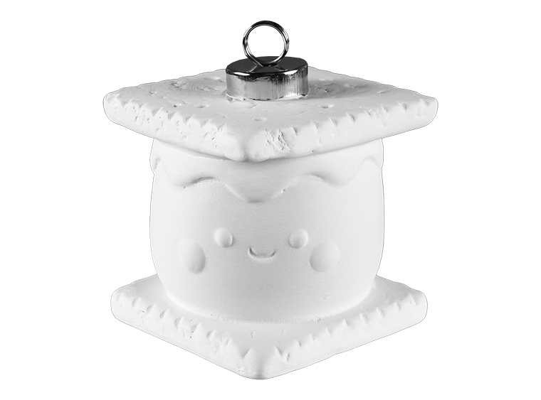 Bisque Toasty Treat Ornament (Case of 12)