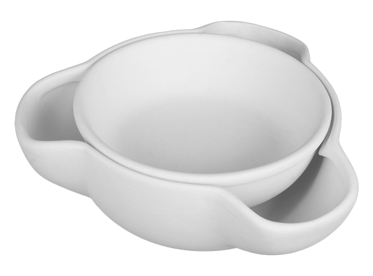 Bisque Snack-N-Stash Bowl (Case of 1)