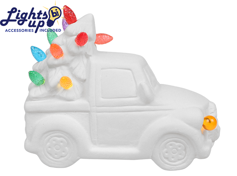 Bisque Lighted Christmas Tree Truck Night Light (Case of 8)