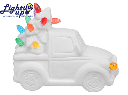 Bisque Lighted Christmas Tree Truck Night Light (Case of 8)