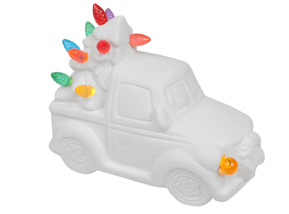 Bisque Lighted Christmas Tree Truck Night Light (Case of 8)