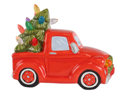 Bisque Lighted Christmas Tree Truck Night Light (Case of 8)