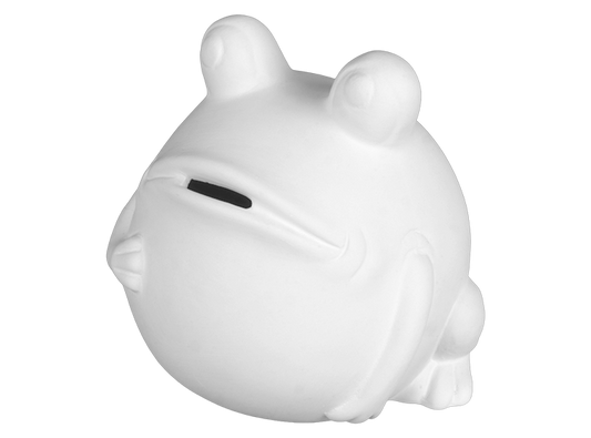 Bisque Fat Frog Bank (Case of 4)