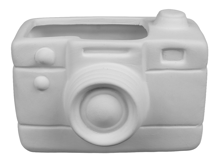 Bisque Retro Snapshot Planter (Case of 4)