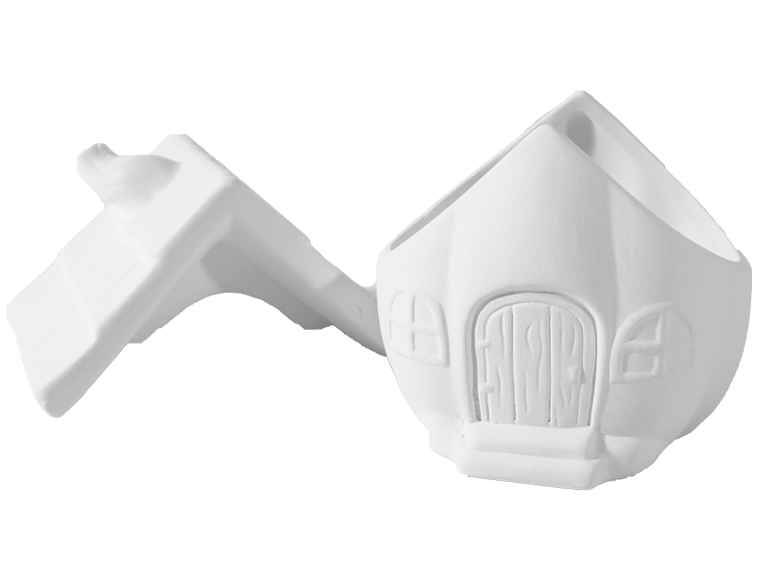 Bisque Pumpkin Fairy House Box (Case of 4)