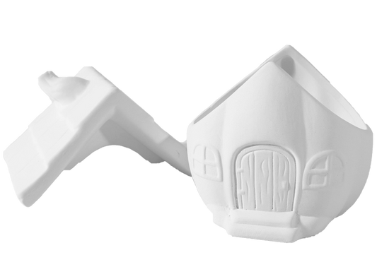 Bisque Pumpkin Fairy House Box (Case of 4)