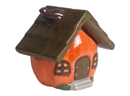 Bisque Pumpkin Fairy House Box (Case of 4)