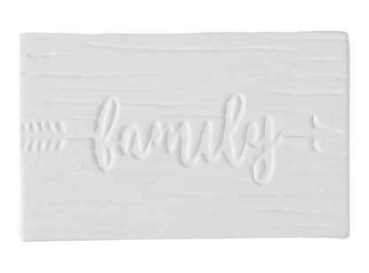 Bisque Woodgrain Family Box (Case of 4)