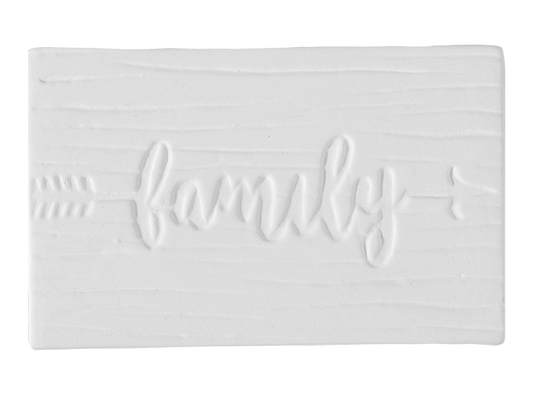 Bisque Woodgrain Family Box (Case of 4)