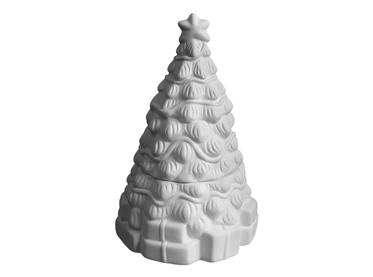 Bisque Christmas Tree Box (Case of 4)
