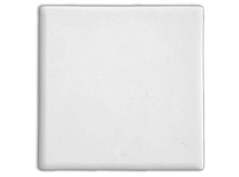 Bisque 3.5 In. Square Tile (Case of 12)