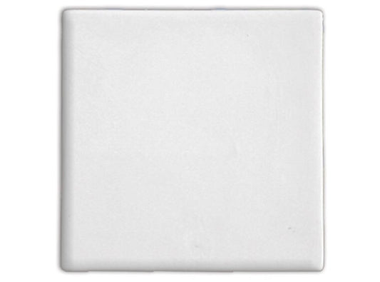 Bisque 3.5 In. Square Tile (Case of 12)