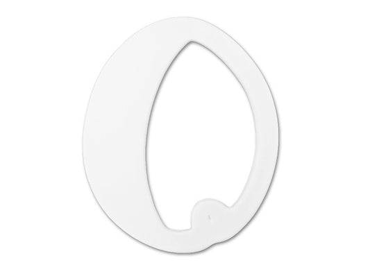 Bisque 8" Curvy Letter O (Case of 1)