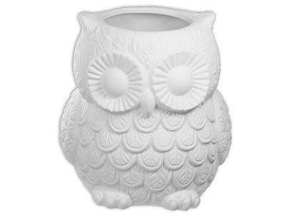 Bisque Big Owl Holder (Case of 1)