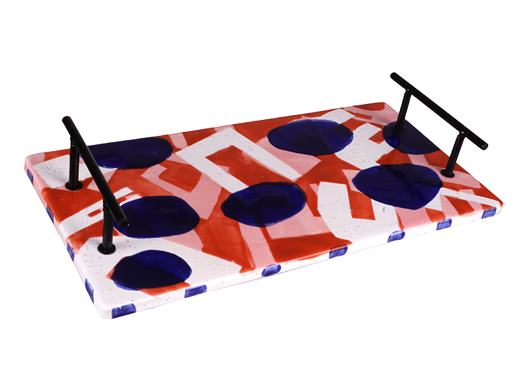 Bisque Good Host Tray (Case of 4)