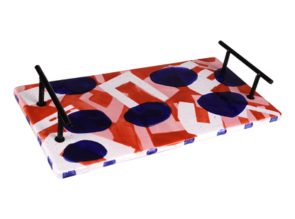 Bisque Good Host Tray (Case of 4)