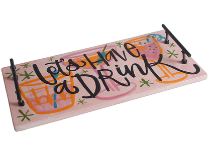 Bisque Good Host Tray (Case of 4)
