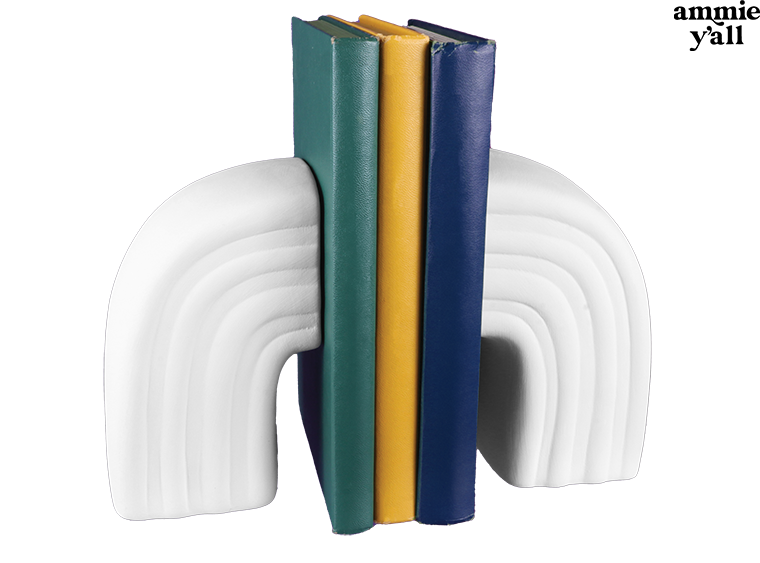 Bisque Ammie's Rainbow Bookend (Case of 4)
