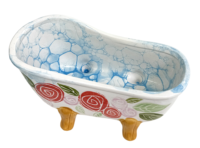 Bisque Bathtub Basin (Case of 4)