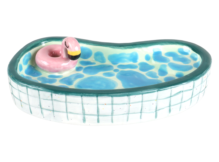 Bisque Float On Pool Dish (Case of 6)