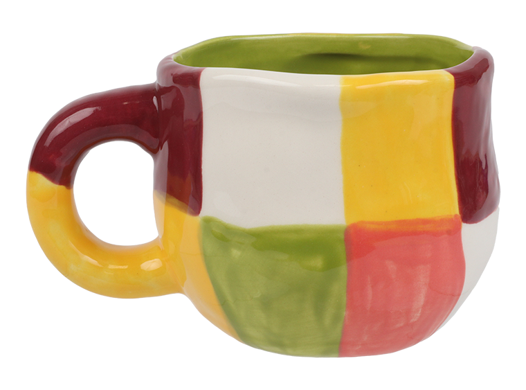 Bisque Hand Built Mug (Case of 6)