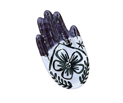 Bisque Hold My Hand Dish (Case of 12)