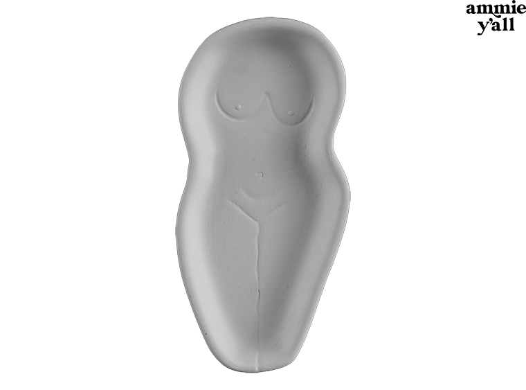 Bisque Chubby Girl Dish (Case of 12)