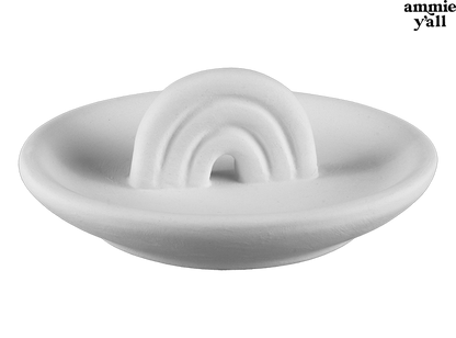 Bisque Ammie's Rainbow Ring Dish (Case of 8)